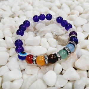 Chakra & Amthyst stone Braclete