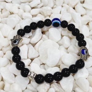 Evil Eye Hamsa Hand Bracelet