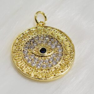 Round Evil Eye Charm