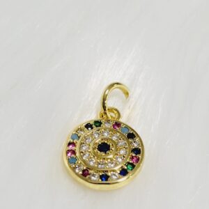 Round Evil Eye Charm