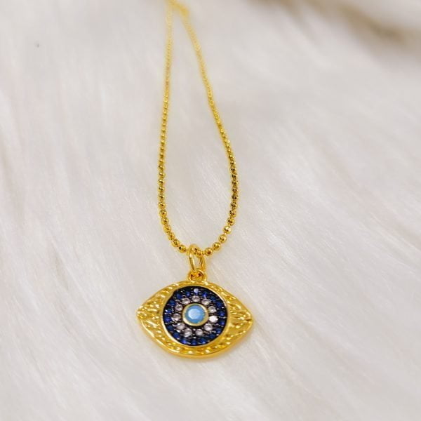Evil Eye Gold Plated Necklace