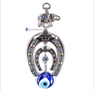 Horse Shoe Evil Eye Hanging D2