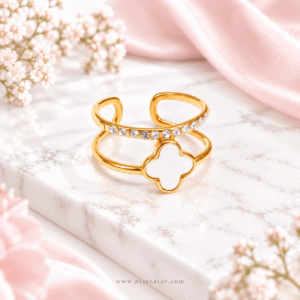 "R0043" 18K Gold Plated Ring "Size 7 Only" Everyday Fashion Jewelry | NJCREATOR
