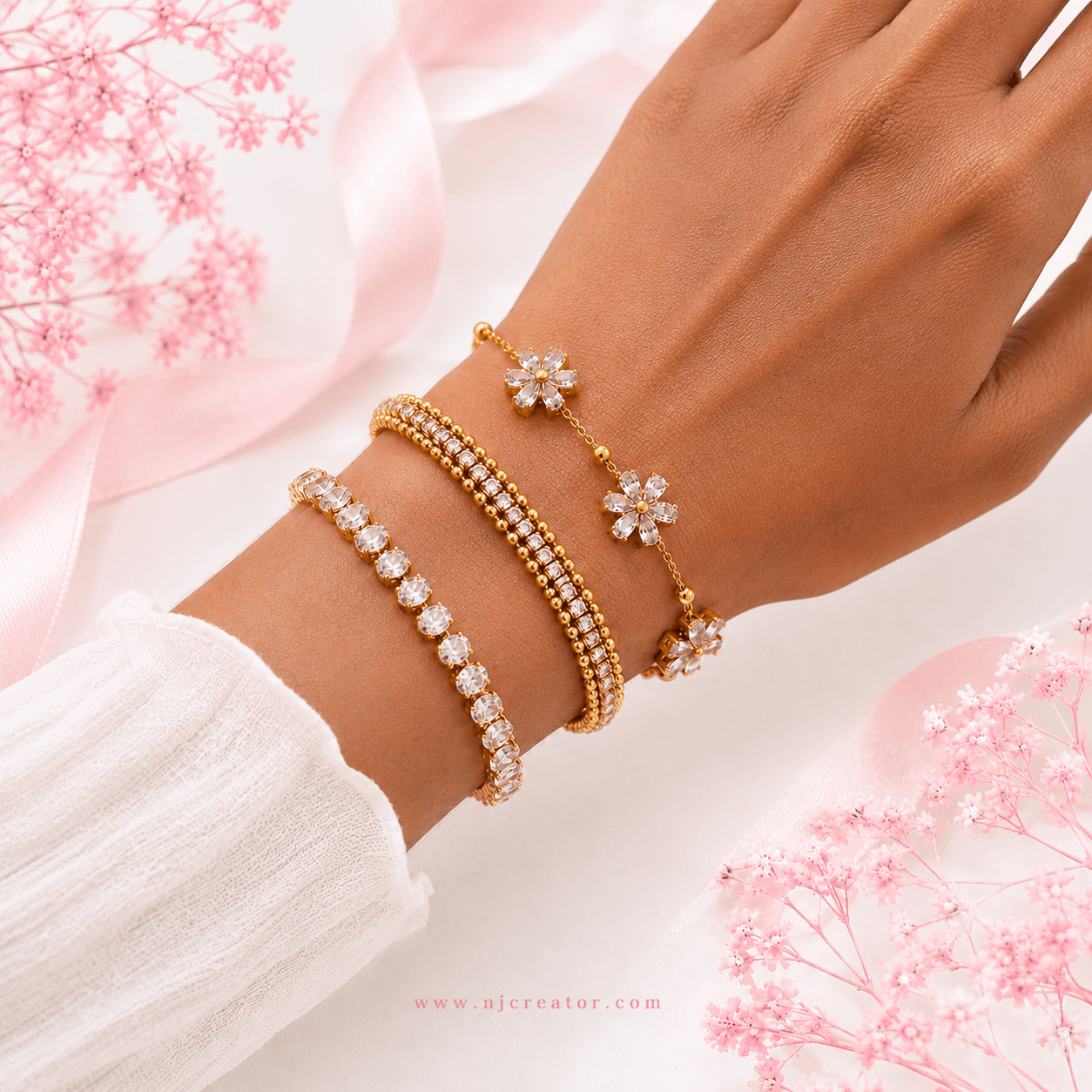 "GB123" | 18K Gold Plated Anti-Tarnish Bracelet | Everyday Wear | NJ Creator