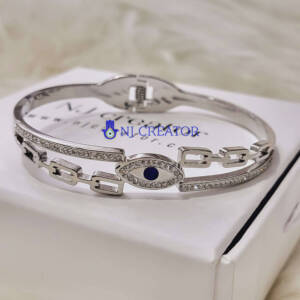 Silver Evil Eye Bracelet D1