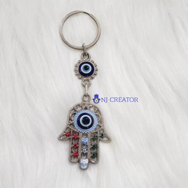 Evil Eye Key-chain K3 - Hamsha Hand