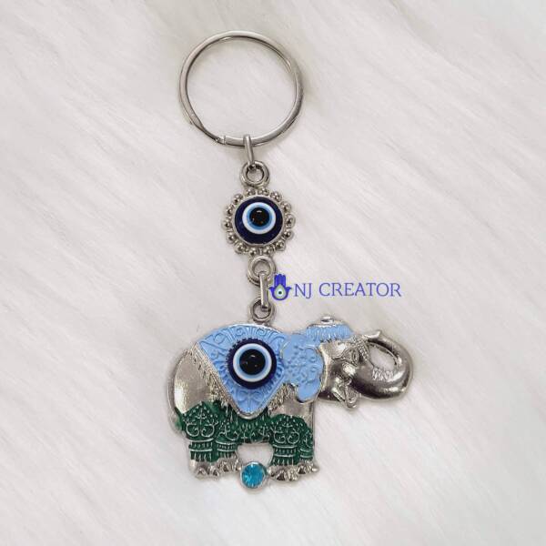 Evil Eye Key-chain K4 - Mini Elephant