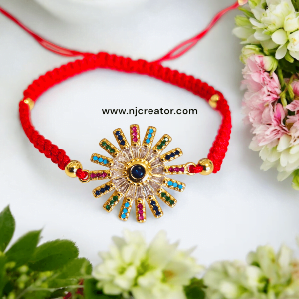 Handmade Evil Eye Rakhdi – Protection & Positivity for Raksha Bandhan - Image 7