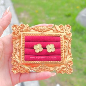 22K Gold Plated Anti-Tarnish Earrings | Waterproof | Everyday Durable Jewelry R007"