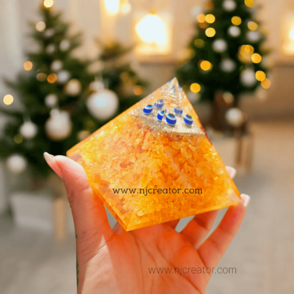 Citrine Pyramid For Financial Abundance