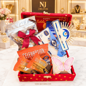 "RED BOX " Rakhdi Hamper for Canada, USA and International Customer