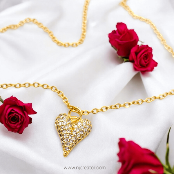 Heart Necklace | 18k Gold plated