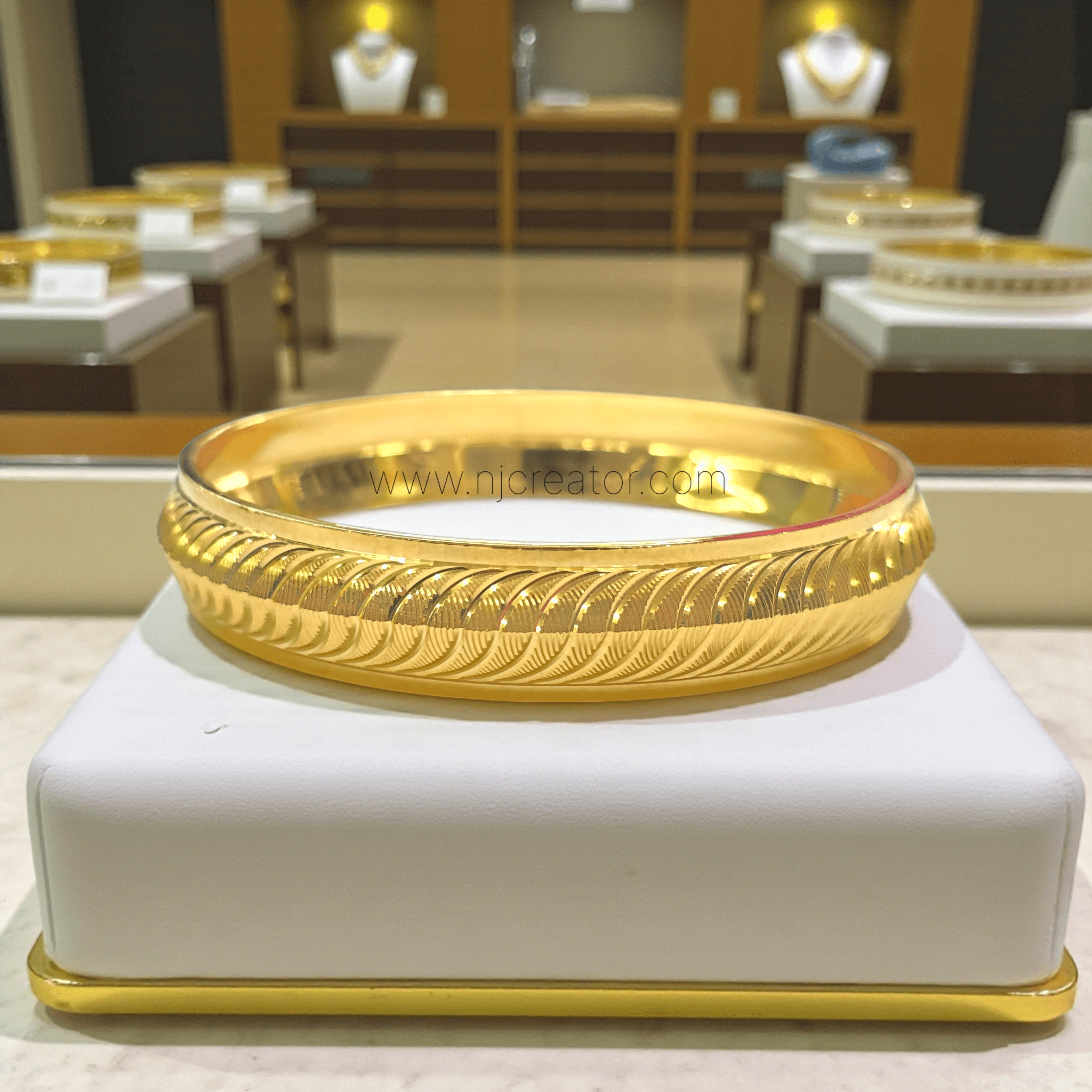 One Gram Men Kada | Elegant, Classy, and 22k Real Gold finish looking Kada | Product Code:- K212