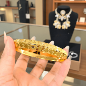 One Gram Gold | LV inspired Men ਕੜਾ Kada | Product Code:- K138 | Elegant Daily Wear