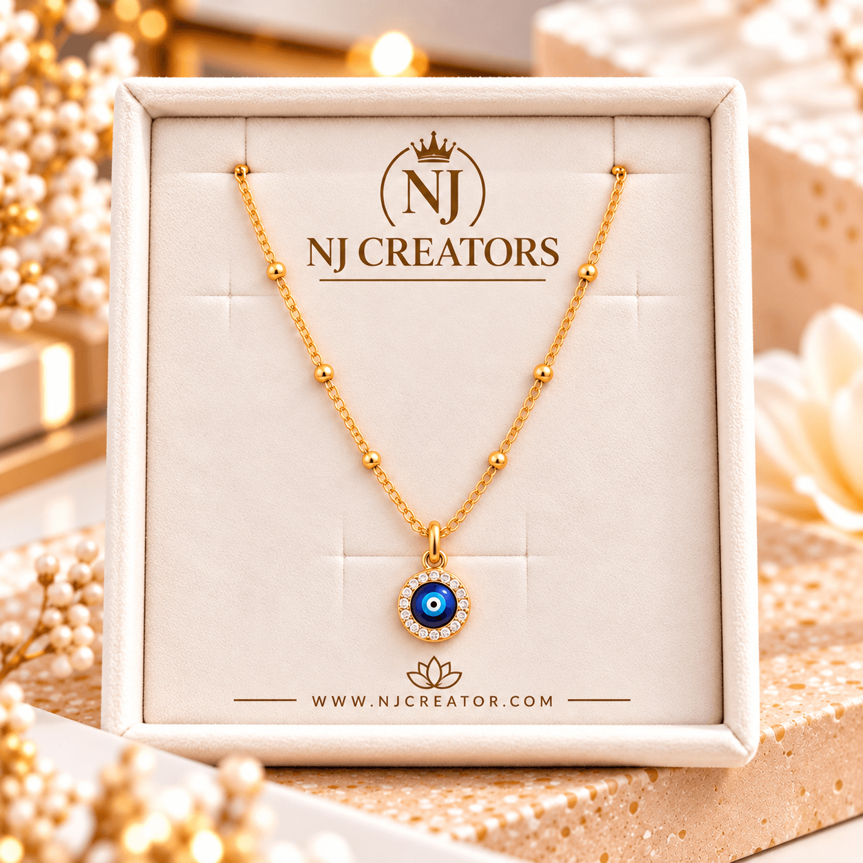 "NJ-CH-002 | 24k Gold plated chain 18 inch ling | Water-resistant | Anti Tarnish | Wear 24x7 | Suitable for all occasions