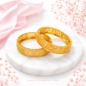 B202 | 24K Gold Plated Adjustable Chudiya / Bangles for Women | Traditional Indian Jewelry | NJ Creator