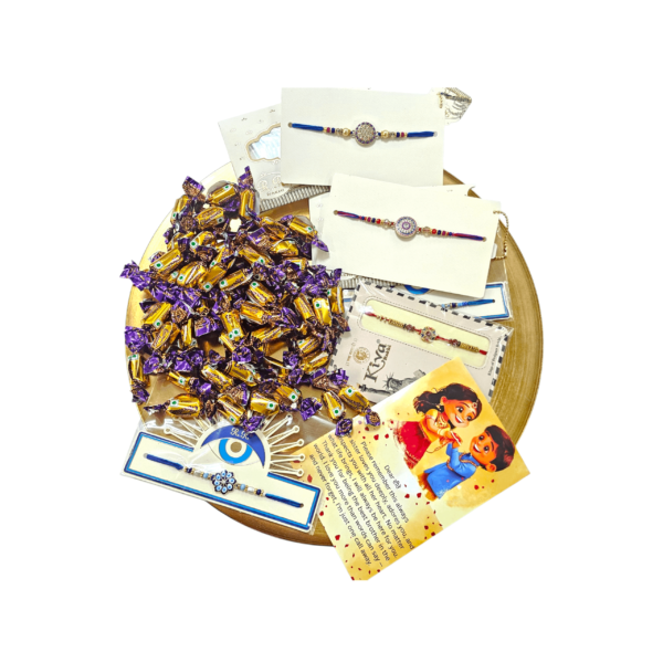 Red Velvet Rakhdi Package INDIA FREE DELIVERY - Image 2