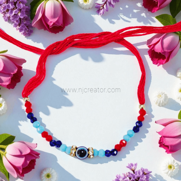 Handmade Evil Eye Rakhdi - Perfect For kids and adults