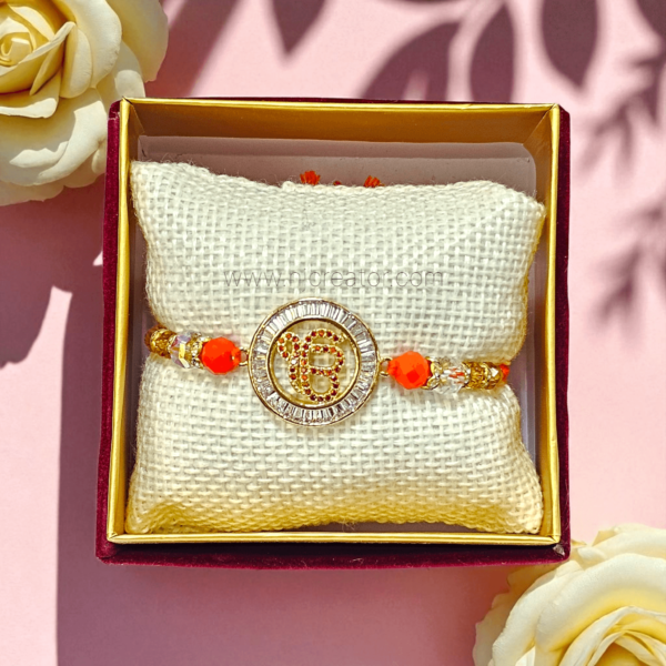 Ek Onkar Premium Rakhdi with box packing