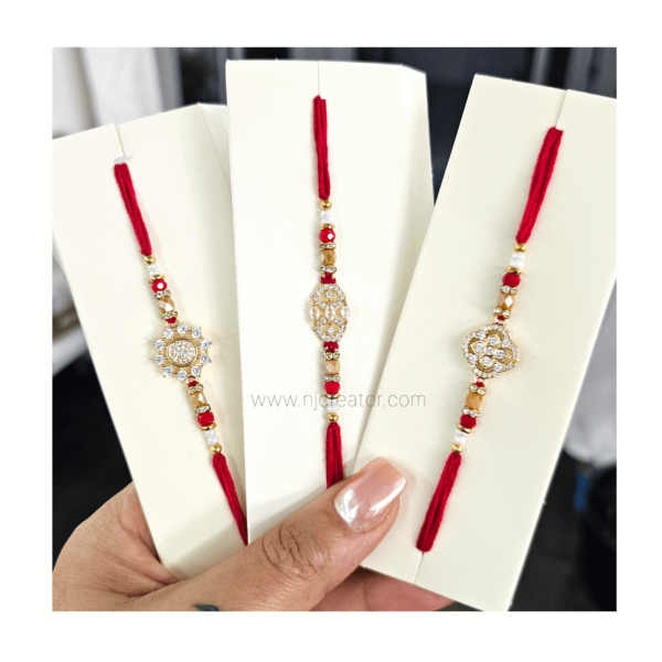 Handmade Evil Eye Rakhdi – Protection & Positivity for Raksha Bandhan (Copy) - Image 2