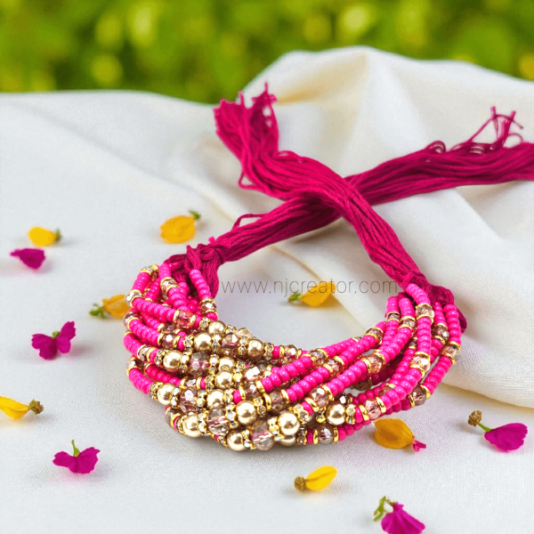 Assorted colors rakhdi Dhaga | Price per pc | 10 different designs - Image 5
