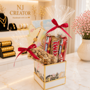 "PACK122" Affordable Rakhdi Chocolate Gift Hamper for Canada, USA and International Customer (Not for India )