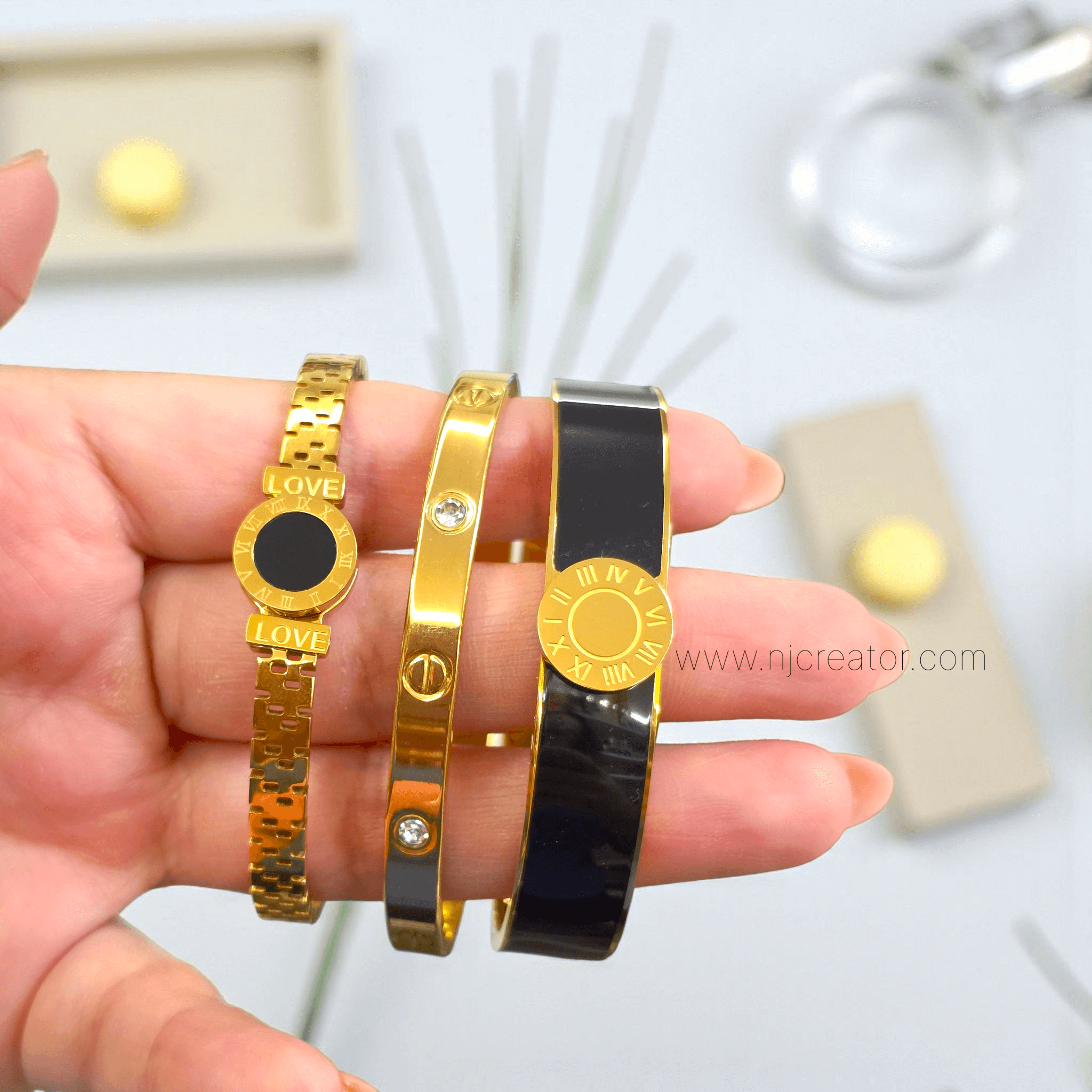 18k Gold Plated Bracelets | Anti Tarnish V_C617