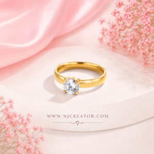 "R001" |18K Gold Plated Anti-Tarnish Chain Ring for Women | "R001" | Waterproof Gold Statement Ring | Everyday Durable Jewelry "R001"