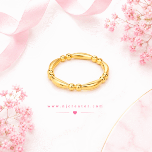 "R008" | 18K Gold plated Premium quality | Simple and Elegant looking Ring Thin Design | Anti-Tarnish