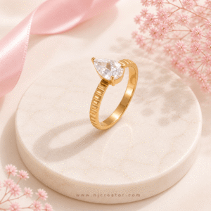 "R006" 18k Gold plated Ring | Anti-Tarnish - Waterproof