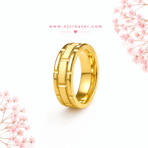 "R005" Unisex 18k Gold plated Ring | Anti-Tarnish | Long-lasting shine