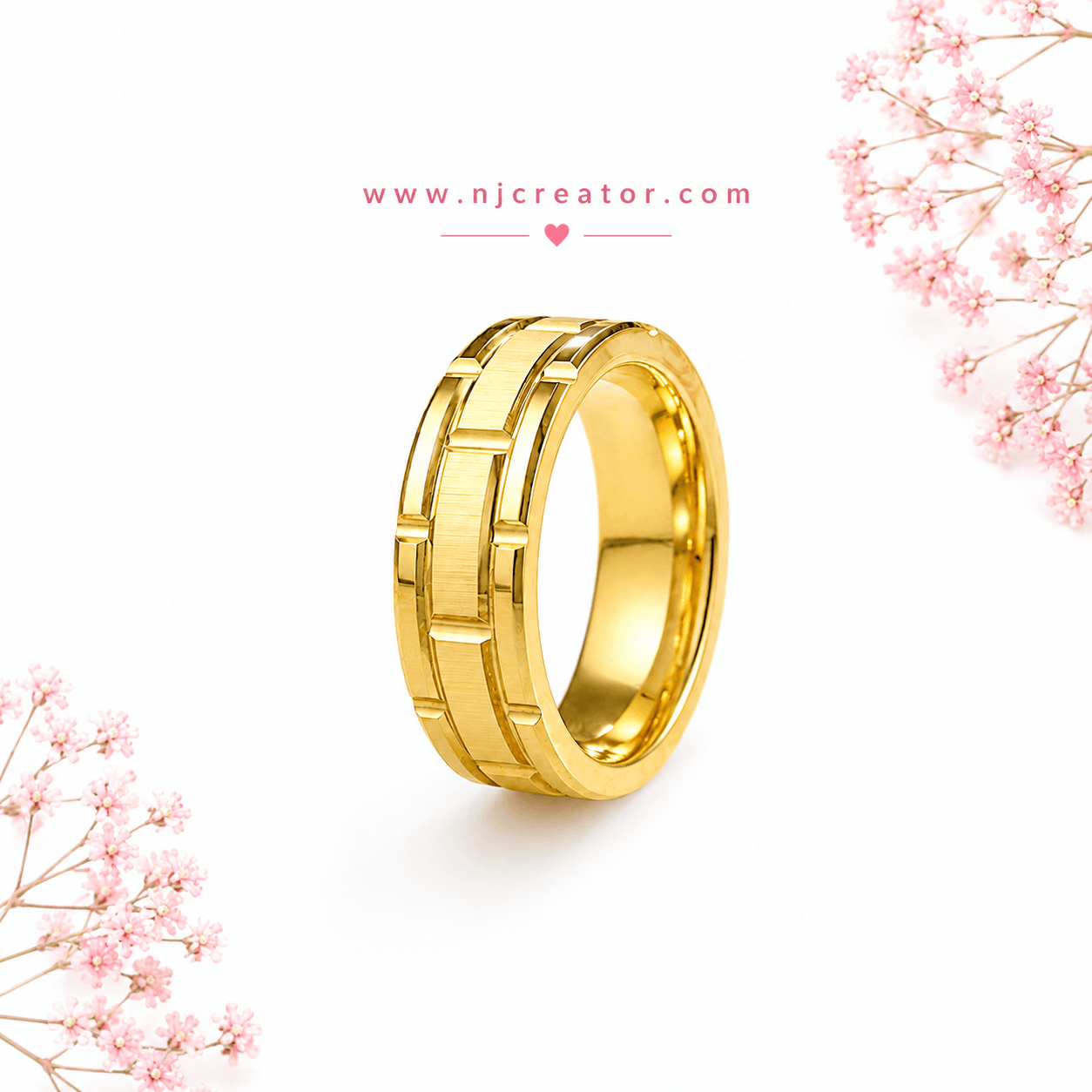 "R005" Unisex 18k Gold plated Ring | Anti-Tarnish | Long-lasting shine