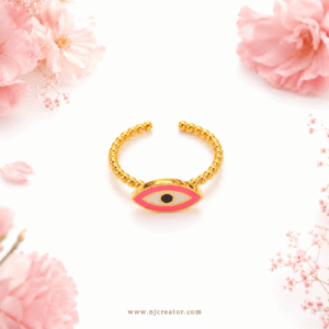 "R0025" | Infinity design finished with zircons, only one size  | 18k Gold plated Ring | Anti-Tarnish |  Waterproof