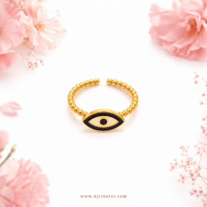 "R0024" | Infinity design finished with zircons, only one size  | 18k Gold plated Ring | Anti-Tarnish |  Waterproof