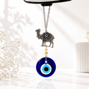 Evil Eye Car & Truck Hanging with Adjustable Chain + Citrine Stones