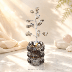 Pyrite Gemstone Tree | Abundance, Confidence & Luxury Spiritual Décor | NJCREATOR