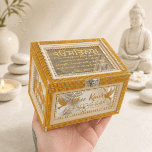 Glass Box with Multiple Color Options perfect for Graduation, Anniversary or New home