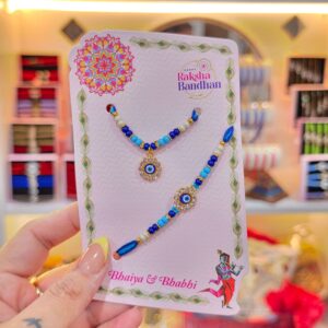 BROTHER ਭਰਾ & BHABI ਭਾਬੀ SET MULTI COLOR RAKHDI THREADS | NJCREATOR