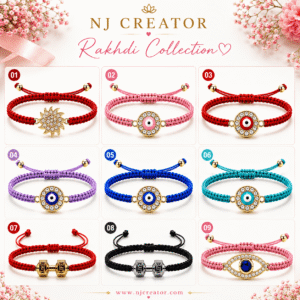 Evil Eye Thread Bracelet Red String THD01- Adjustable