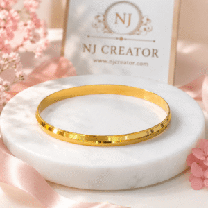 Sikhi Kada |  "One Gram 22k Gold Kada | Classy and elegant looking with Real Gold finish | Product Code :- K261