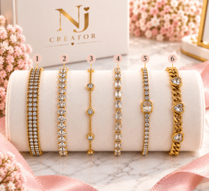 "STK26"- 18K Gold-Plated Chain Bracelets | Six Designs