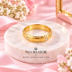 "R0050" | 18K Gold-Plated Anti-Tarnish Ring | One Size 8