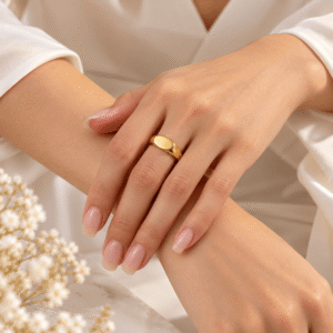 "R0048" | 18K Gold-Plated Anti-Tarnish Ring