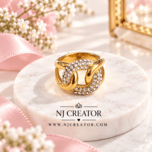 "R0044" | 18K Gold-Plated Anti-Tarnish Ring